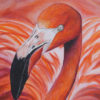 Unikat Art Flamingo Kunstwerk Karola VIer