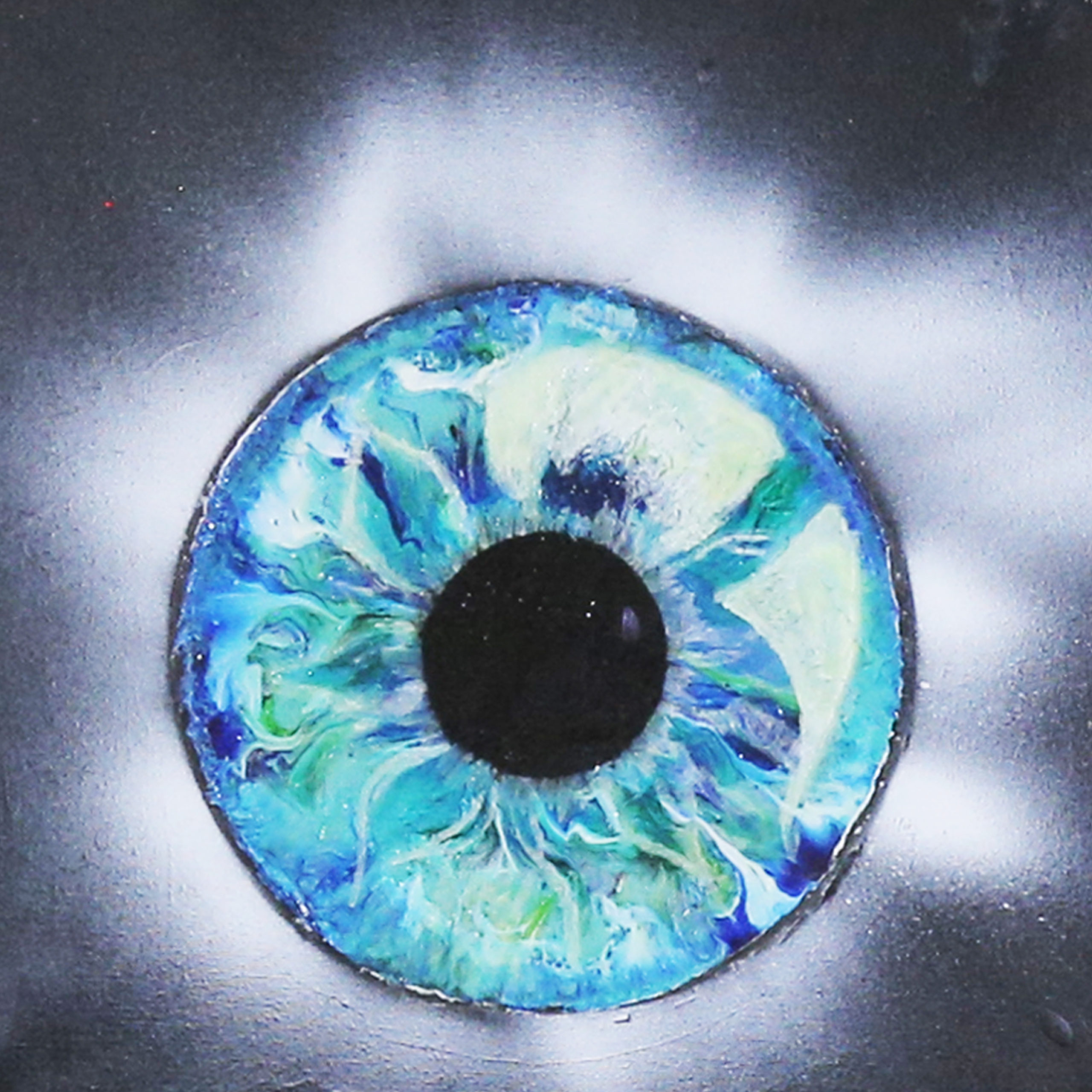 Kunstwerk von AK Holst: "Auge " - 30cm breit - 30cm hoch